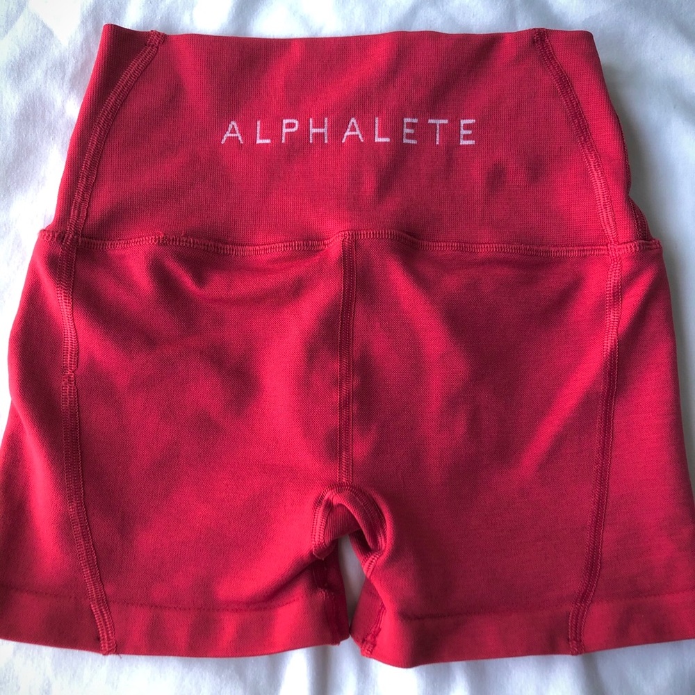 Alphalete Revival R6 Shorts - Red